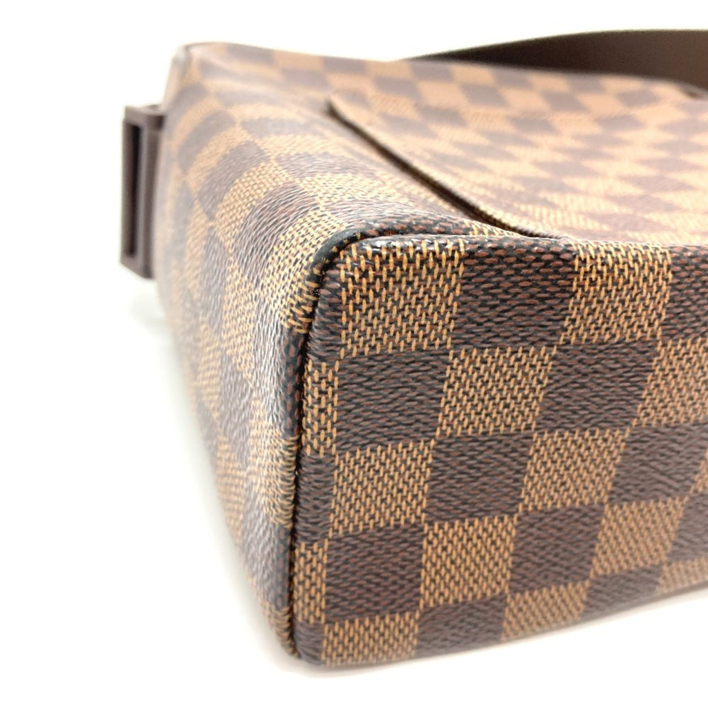 Louis Vuitton Damier Brown Ebene Damier Canvas Pochette Shoulder Bag (Pre-Owned)
