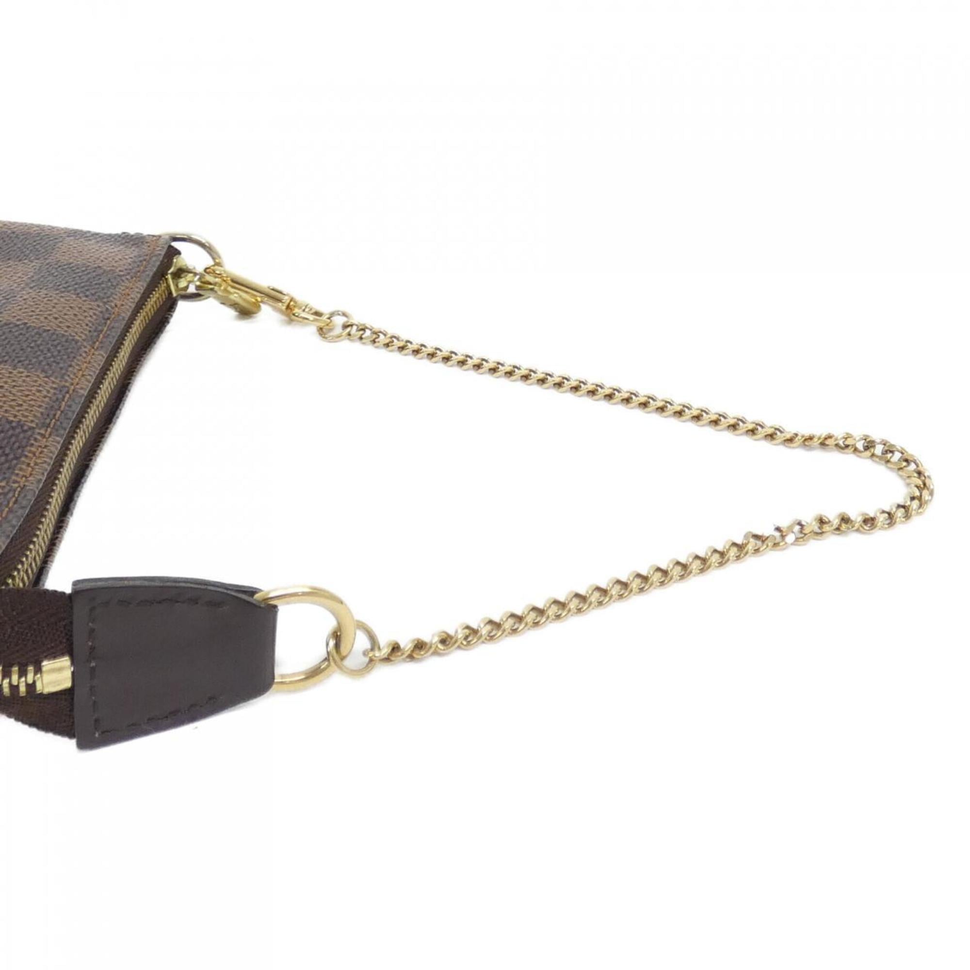 Louis Vuitton Ebene Coated Canvas Pochette Pouch (Pre-Owned)
