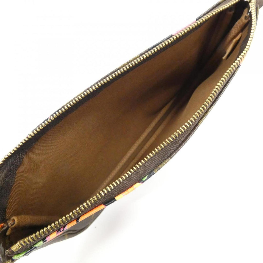 Louis Vuitton Brown Monogram Rose Coated Canvas Pochette Pouch (Pre-Owned)