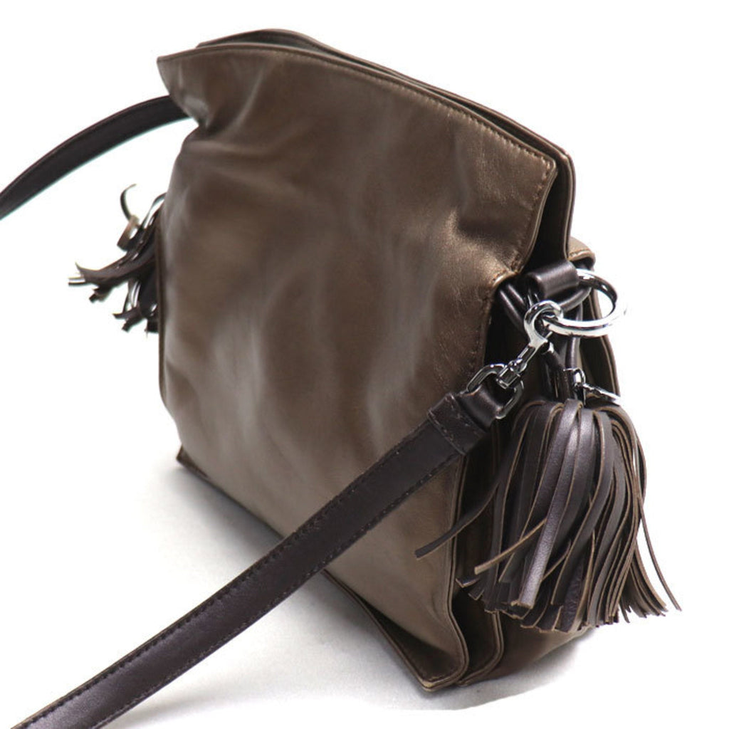 Flamenco Crossbody Bag Leather Small