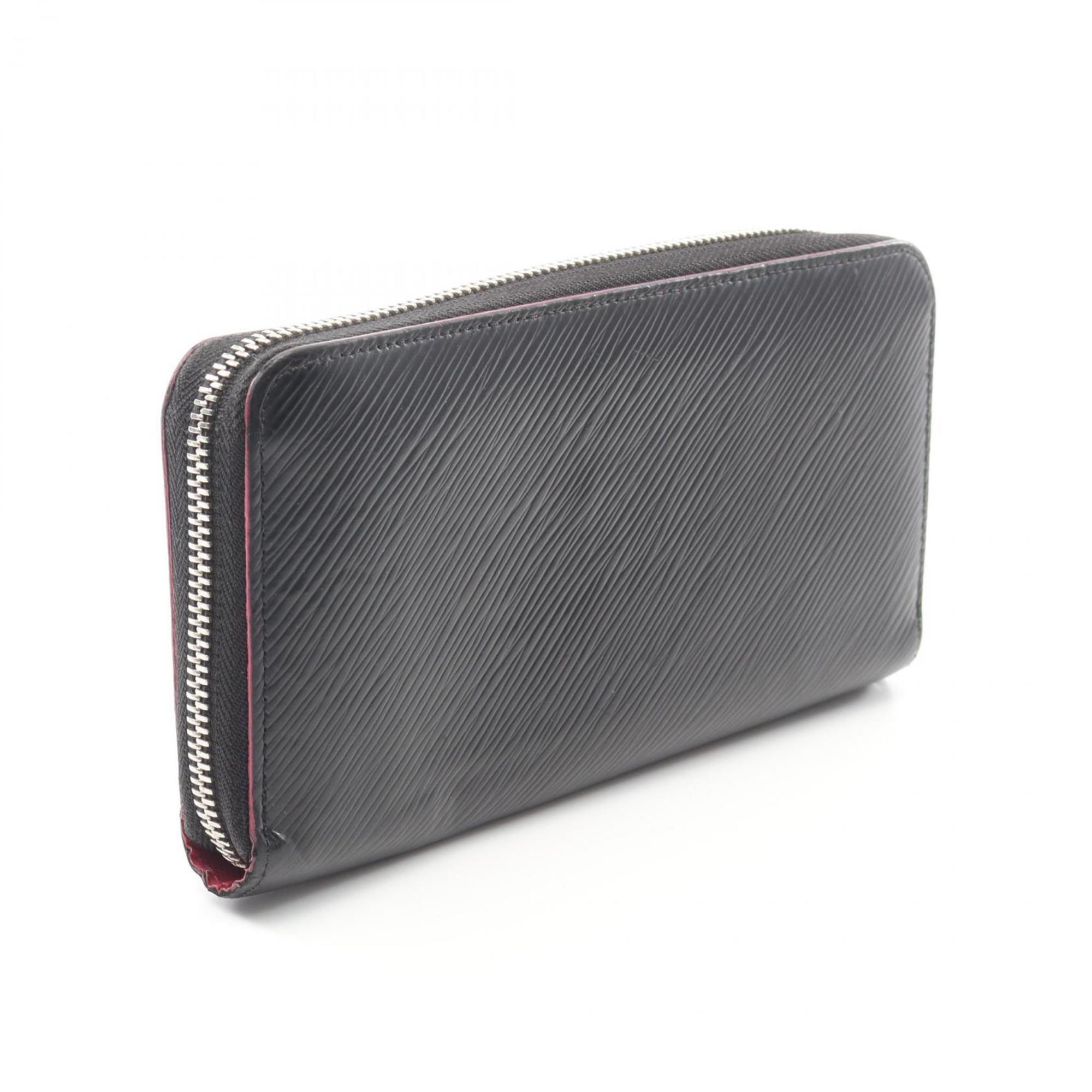Louis Vuitton Epi Black Pink Epi Leather Long Wallet (Bi-Fold) (Pre-Owned)