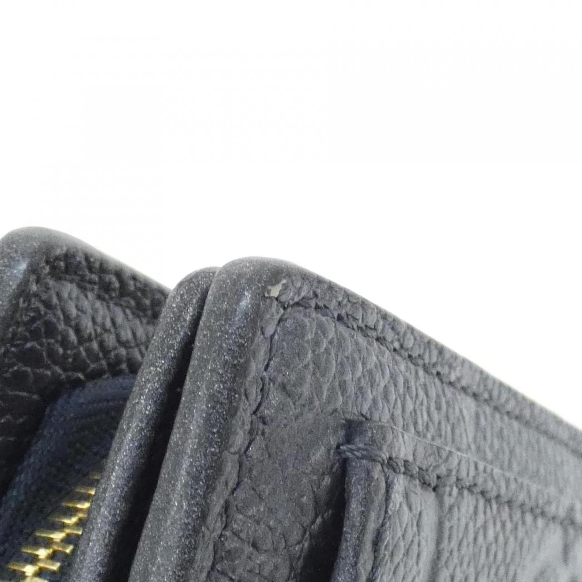 Louis Vuitton Monogram Empreinte Navy Leather Wallet (Bi-Fold) (Pre-Owned)