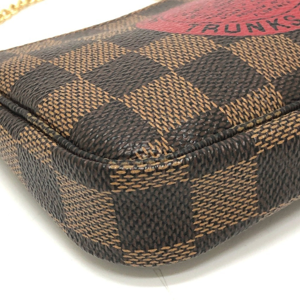 Louis Vuitton Brown Ebene Damier Canvas Pochette Pouch (Pre-Owned)