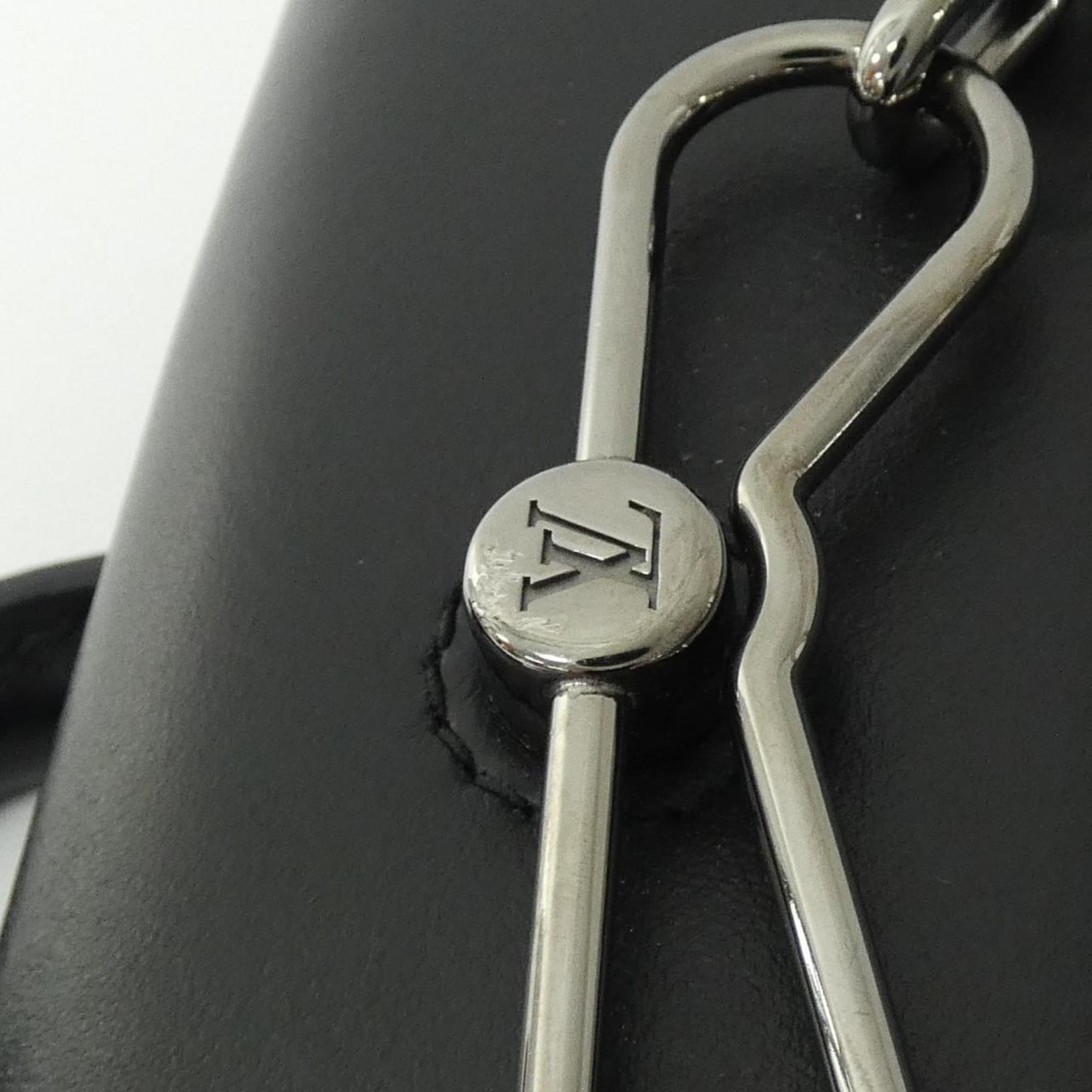Louis Vuitton Black Coated Canvas Shoulder Bag (Pre-Owned)