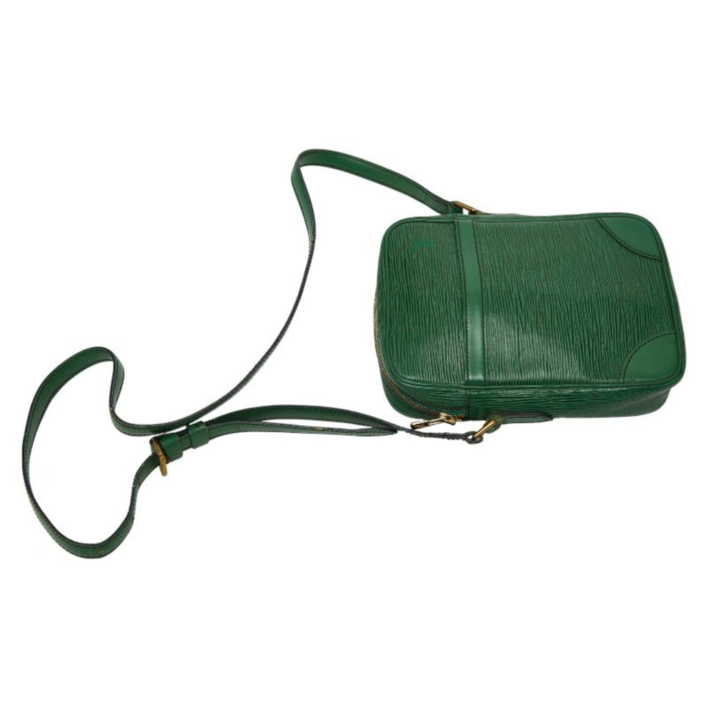 Louis Vuitton Epi Borneo Green Leather Shoulder Bag (Pre-Owned)