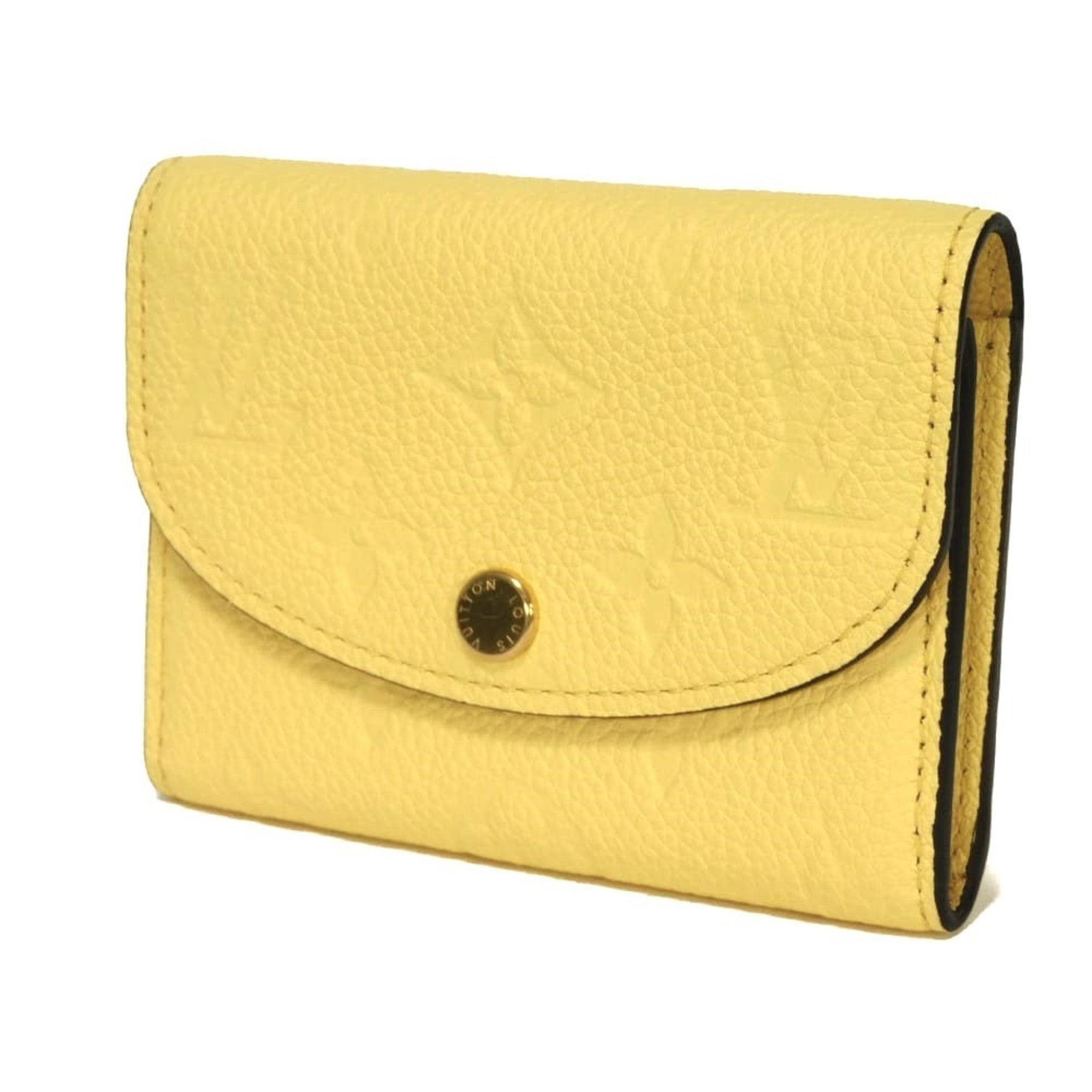 Louis Vuitton Jaune Monogram Yellow Monogram Empreinte Leather Wallet (Bi-Fold) (Pre-Owned)