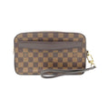 Louis Vuitton Ebene Coated Canvas Pochette (Pre-Owned)