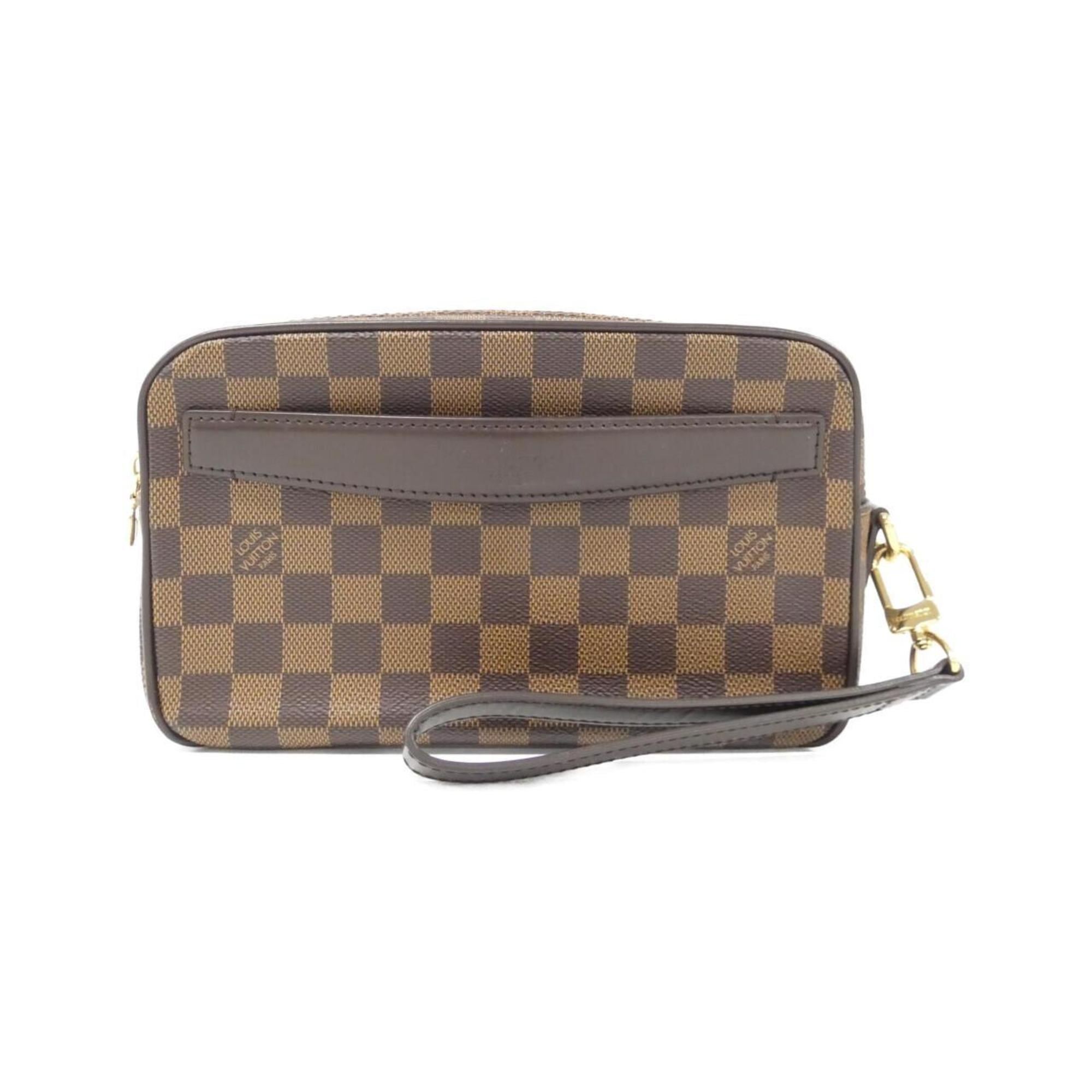 Louis Vuitton Ebene Coated Canvas Pochette (Pre-Owned)