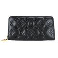 Louis Vuitton Black Noir Leather Coin Purse/Coin Case (Pre-Owned)