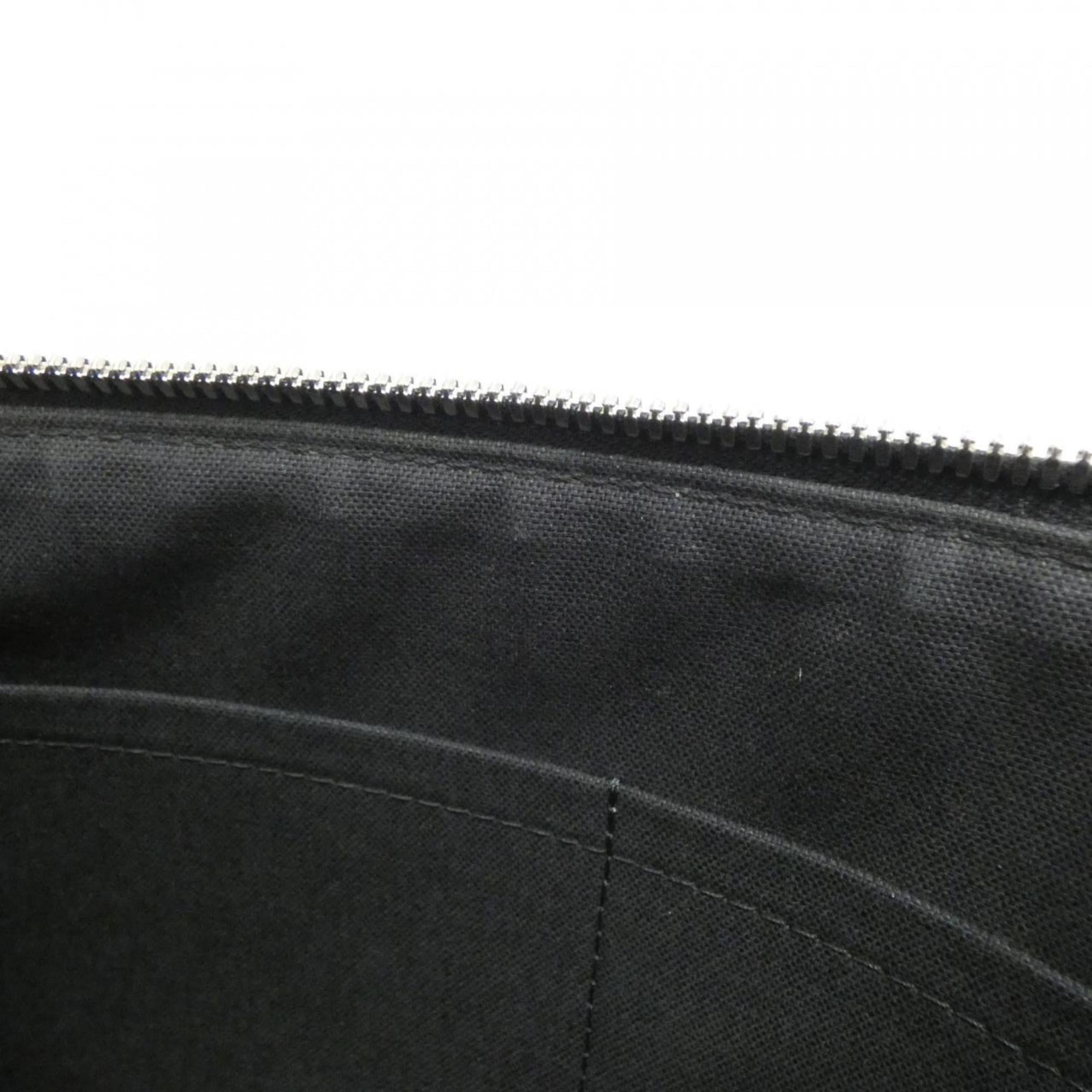 Louis Vuitton Dark Gray Graphite Coated Canvas Shoulder Bag (Pre-Owned)