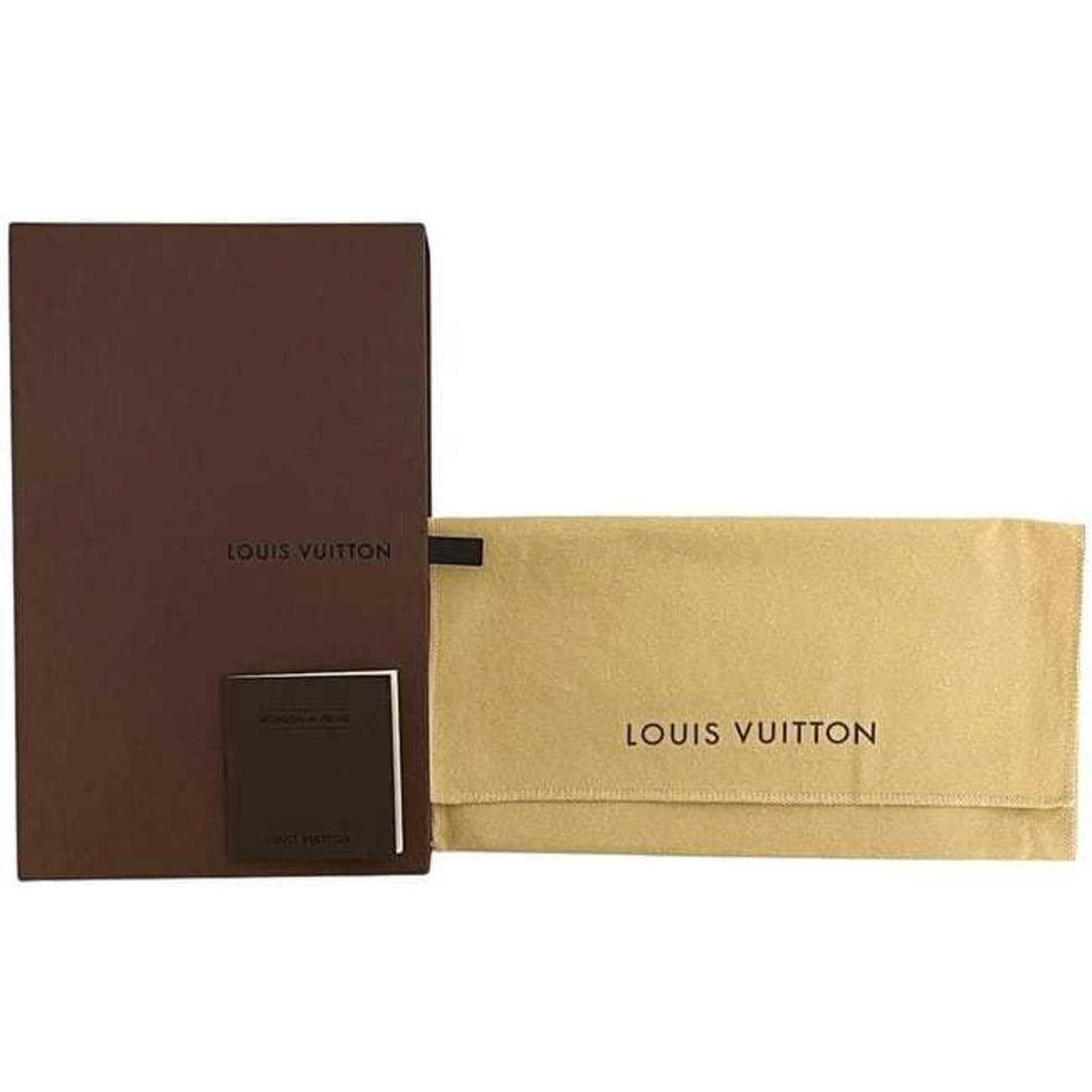 Louis Vuitton Monogram Empreinte Marine Rouge Navy Leather Long Wallet (Bi-Fold) (Pre-Owned)