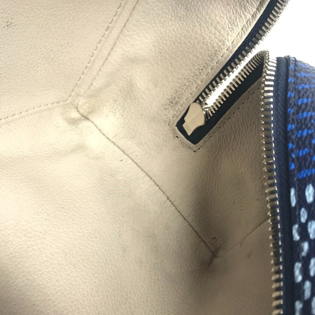 Louis Vuitton Blue Damier Canvas Clutch Bag (Pre-Owned)