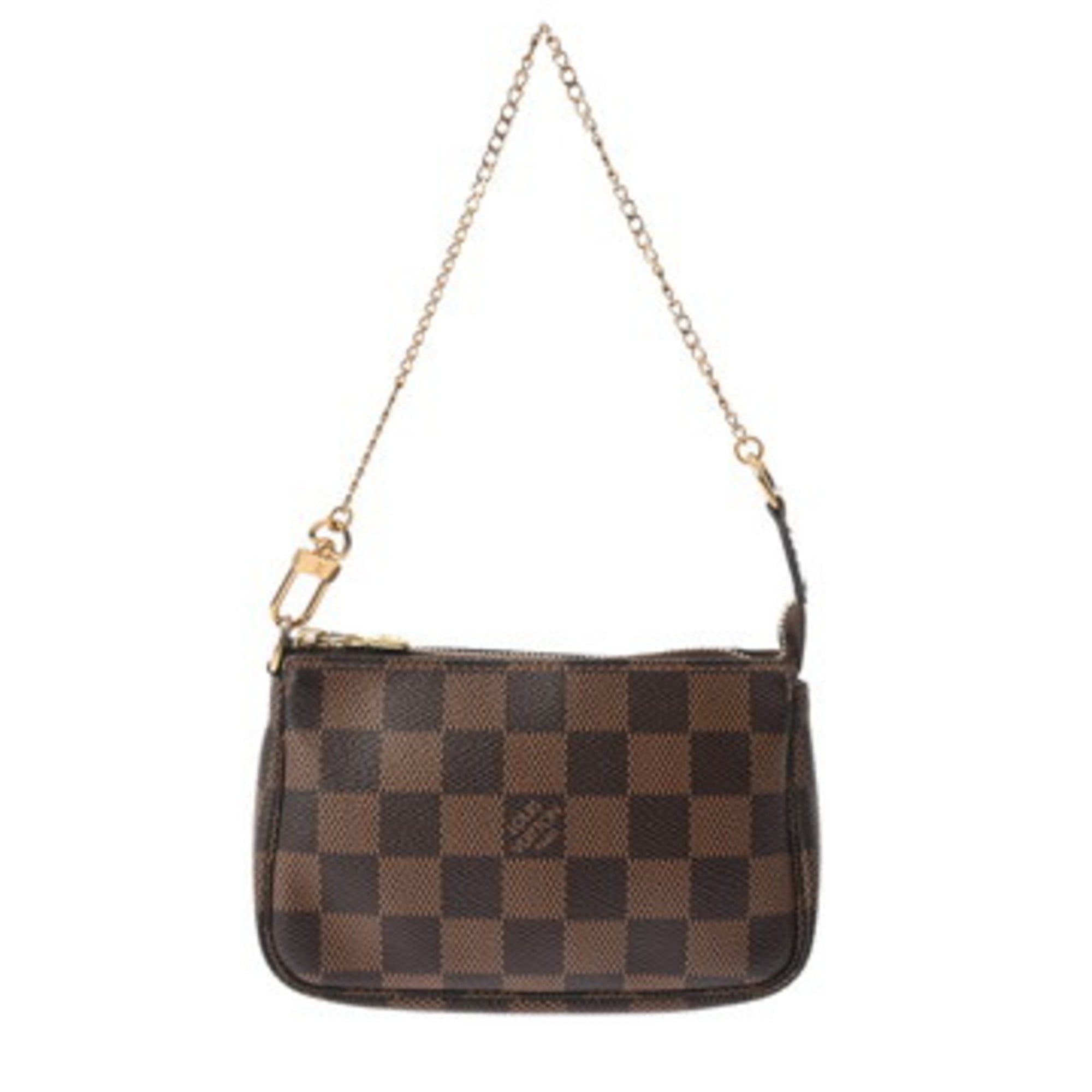 Louis Vuitton Damier Brown Damier Canvas Pochette Pouch (Pre-Owned)