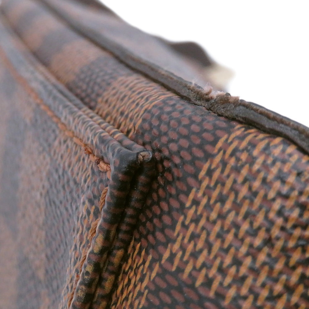 Louis Vuitton Damier Brown Ebene Damier Canvas Fanny Pack Shoulder Bag Sling Bag (Pre-Owned)