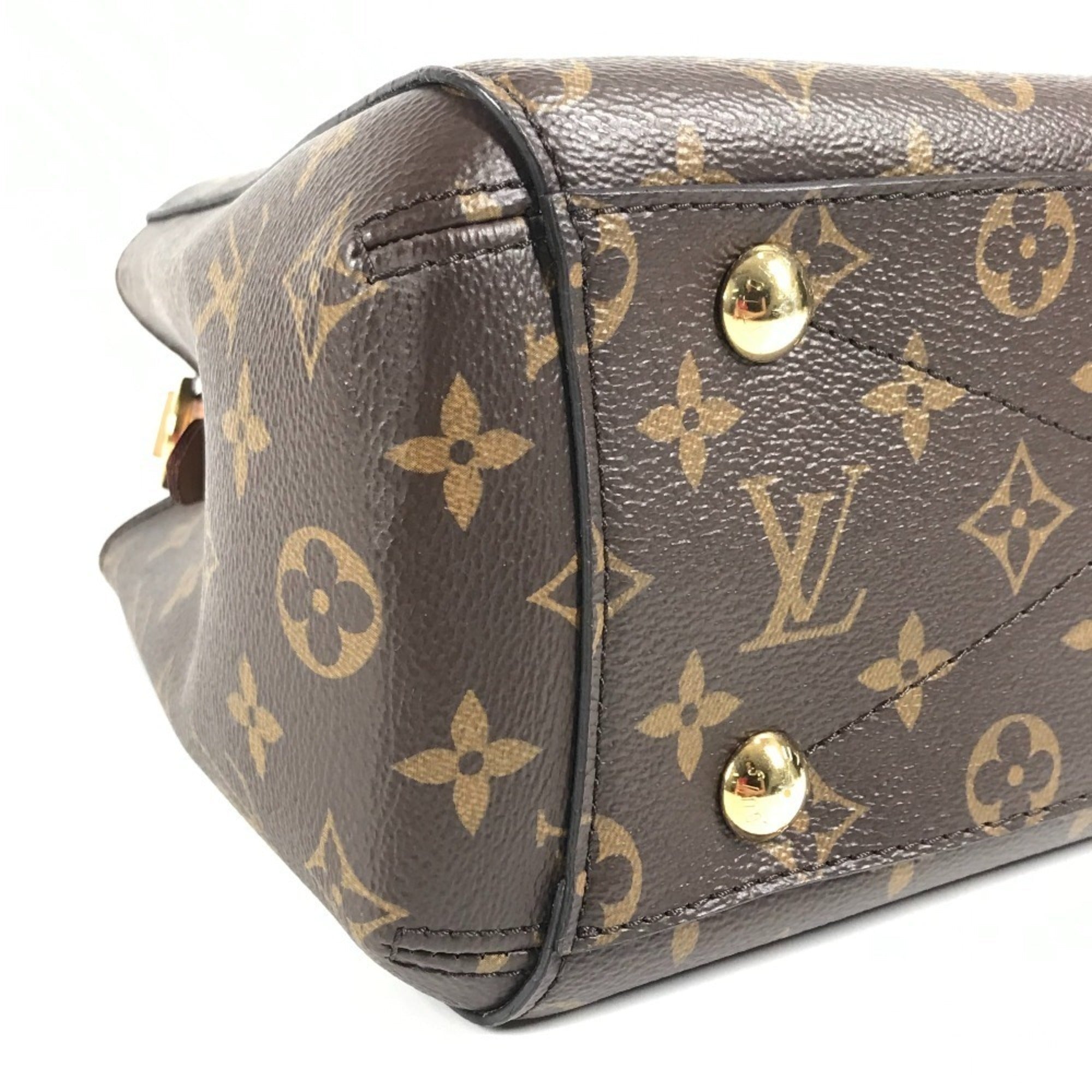 Louis Vuitton Brown Monogram Monogram Handbag Shoulder Bag Tote Bag (Pre-Owned)