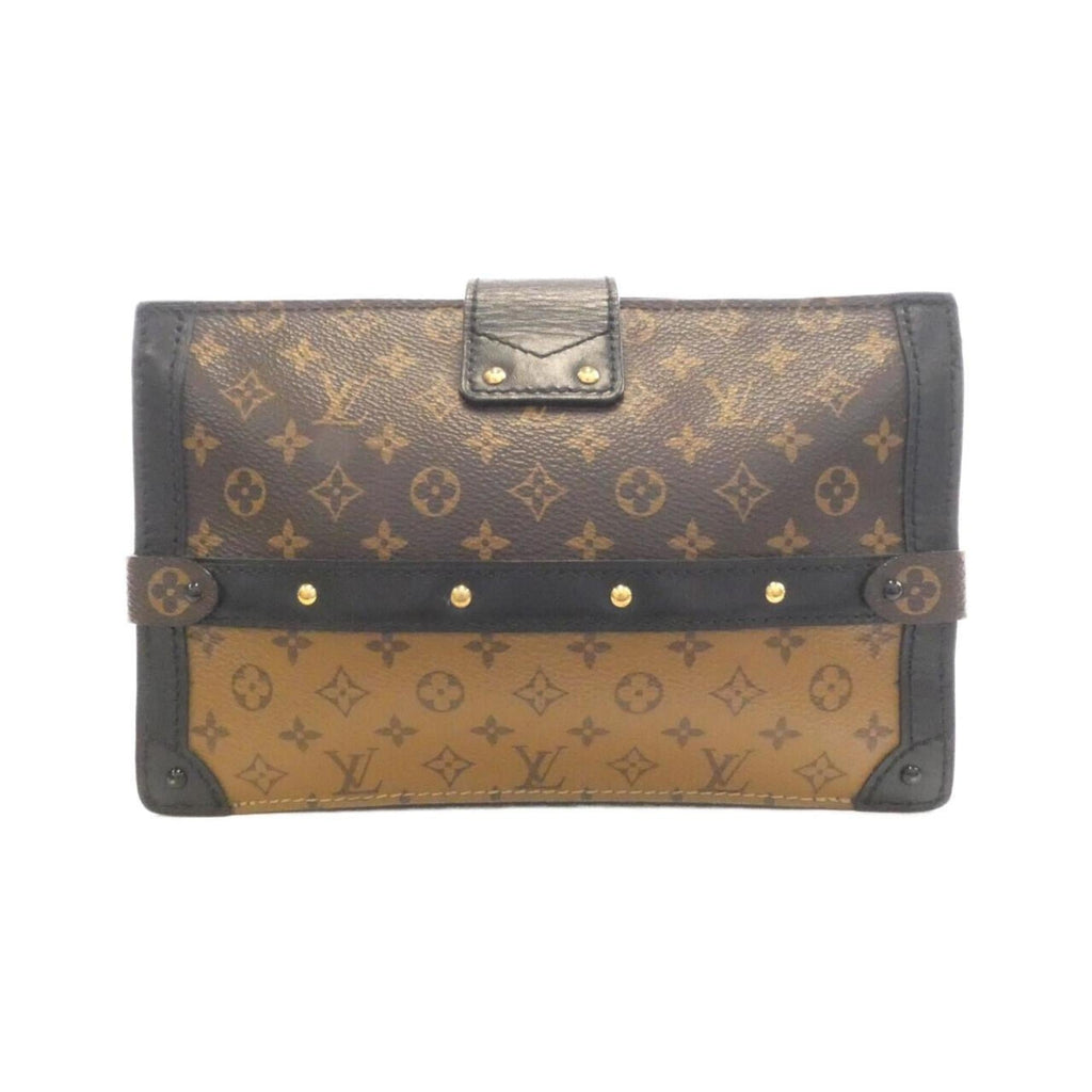 Louis Vuitton Marron Coated Canvas Shoulder Bag (Pre-Owned)
