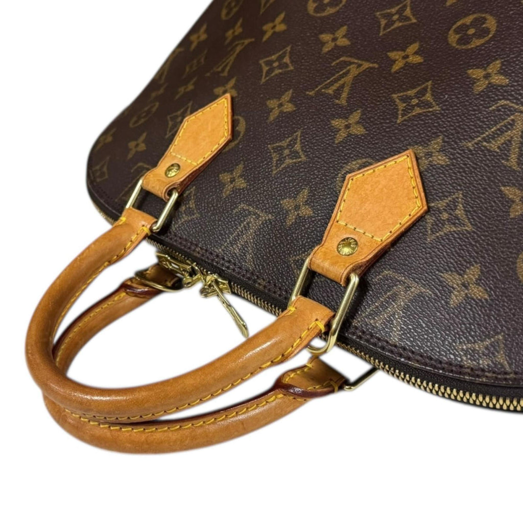 Louis Vuitton Brown Monogram Canvas Handbag (Pre-Owned)