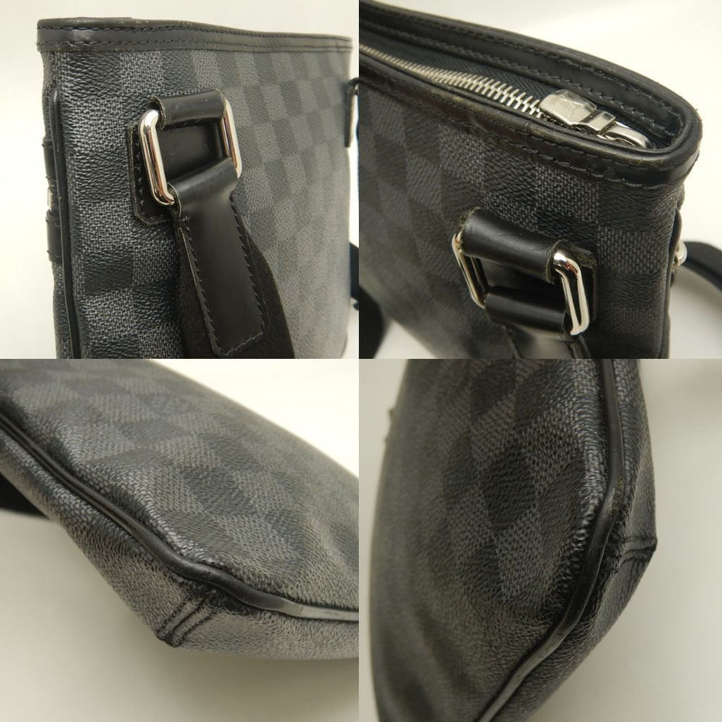 Louis Vuitton Noir Pvc Shoulder Bag (Pre-Owned)