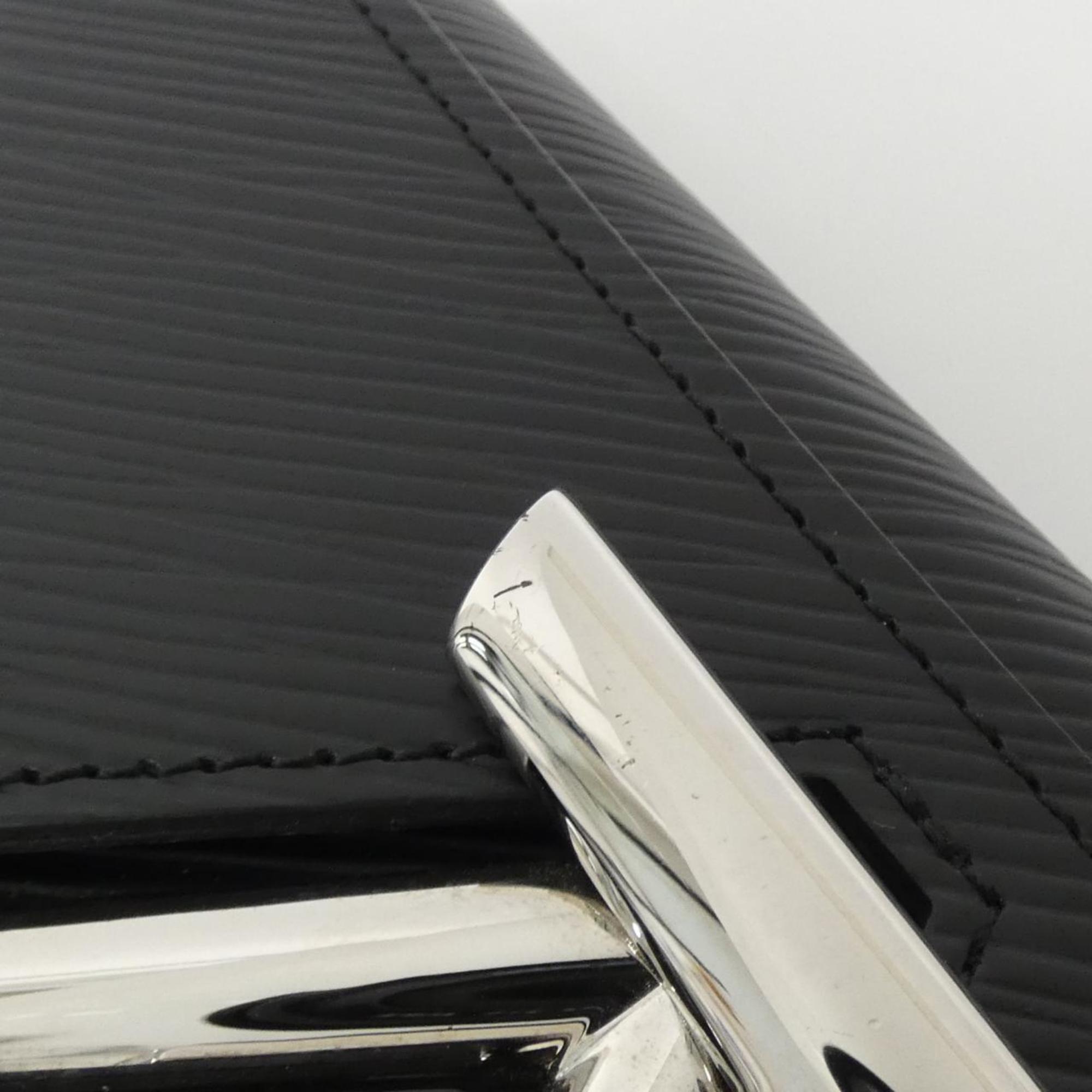 Louis Vuitton Black Leather Long Wallet (Bi-Fold) (Pre-Owned)