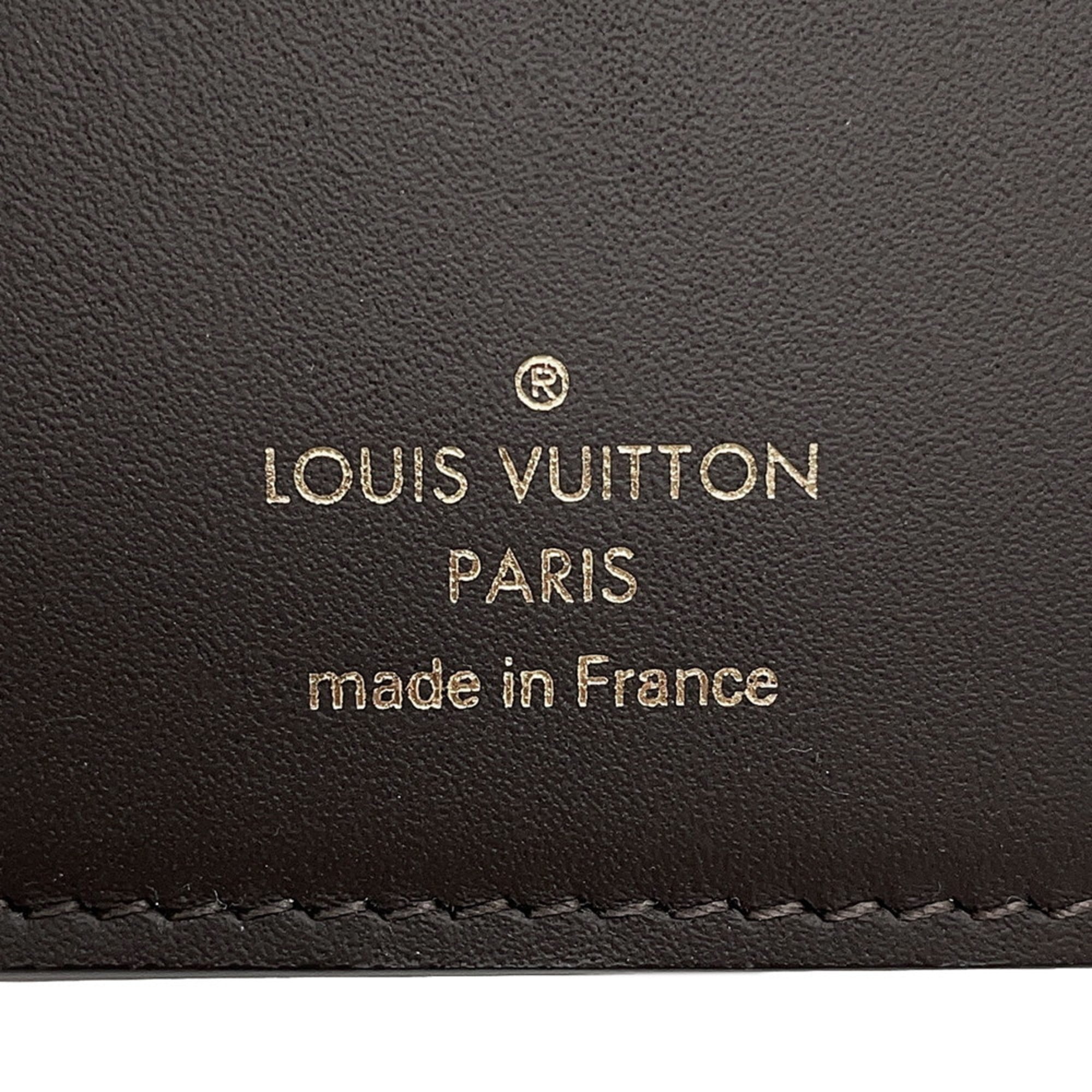 Louis Vuitton Galle Leather Wallet (Tri-Fold) (Pre-Owned)