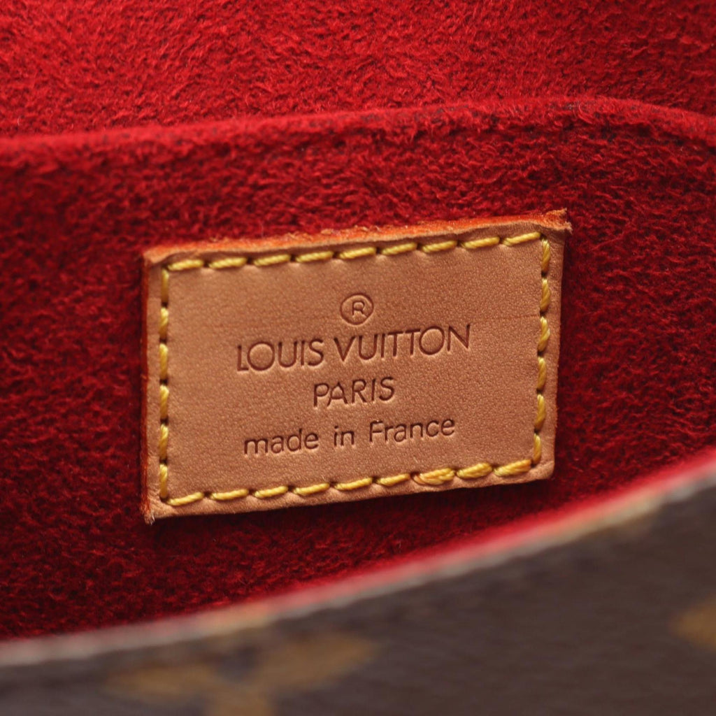 Louis Vuitton Brown Monogram Coated Canvas Leather Shoulder Bag (Pre-Owned)
