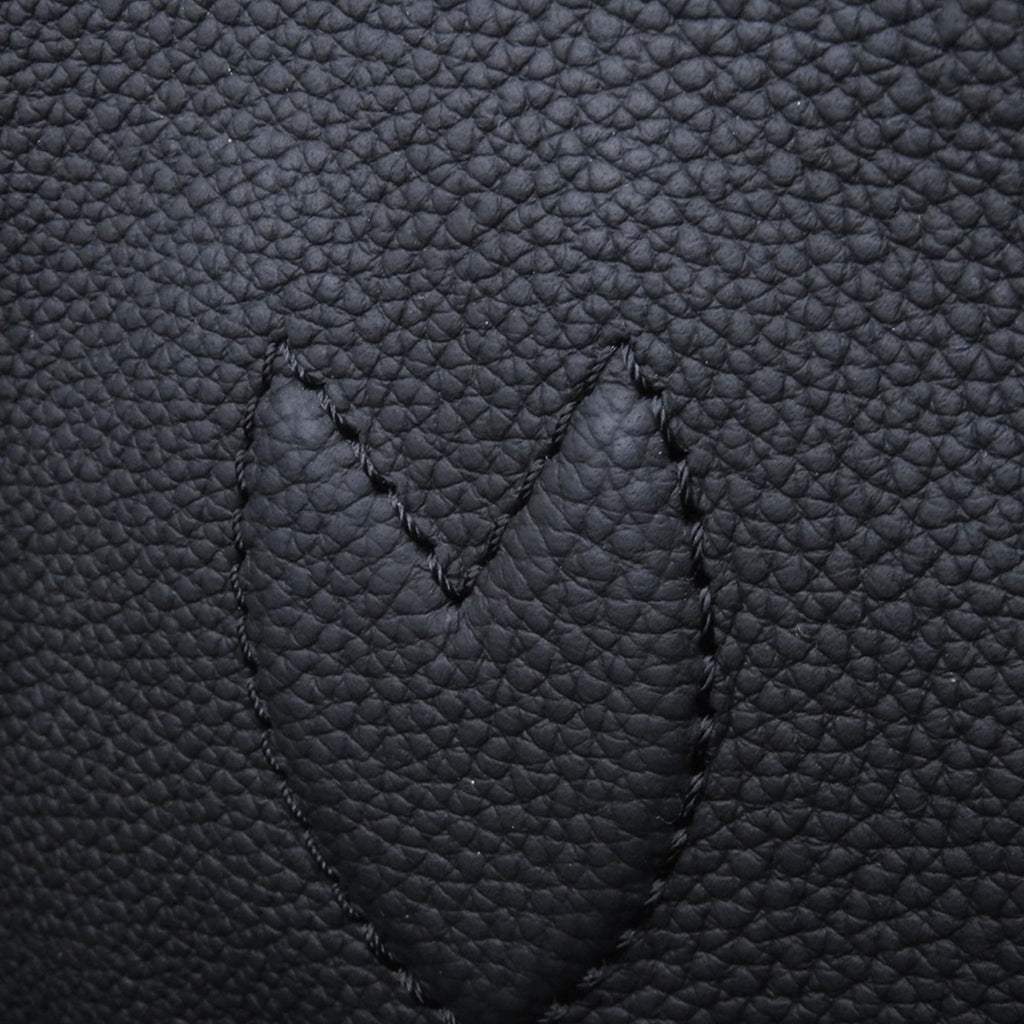 Louis Vuitton Noir Monogram Leather Tote Bag (Pre-Owned)