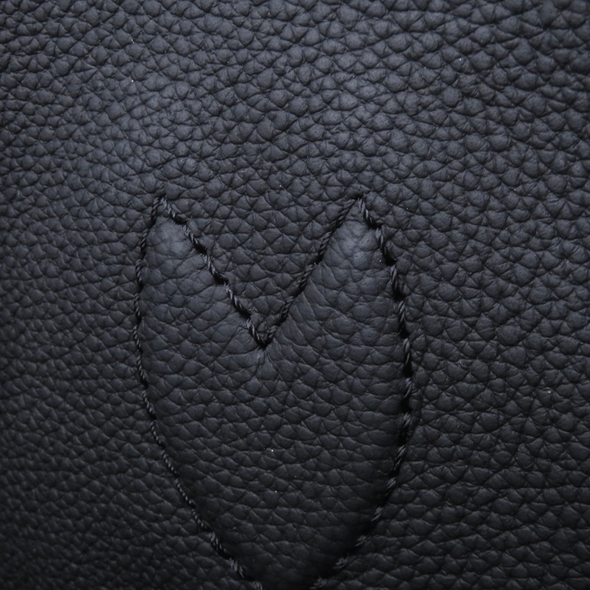 Louis Vuitton Noir Monogram Leather Tote Bag (Pre-Owned)