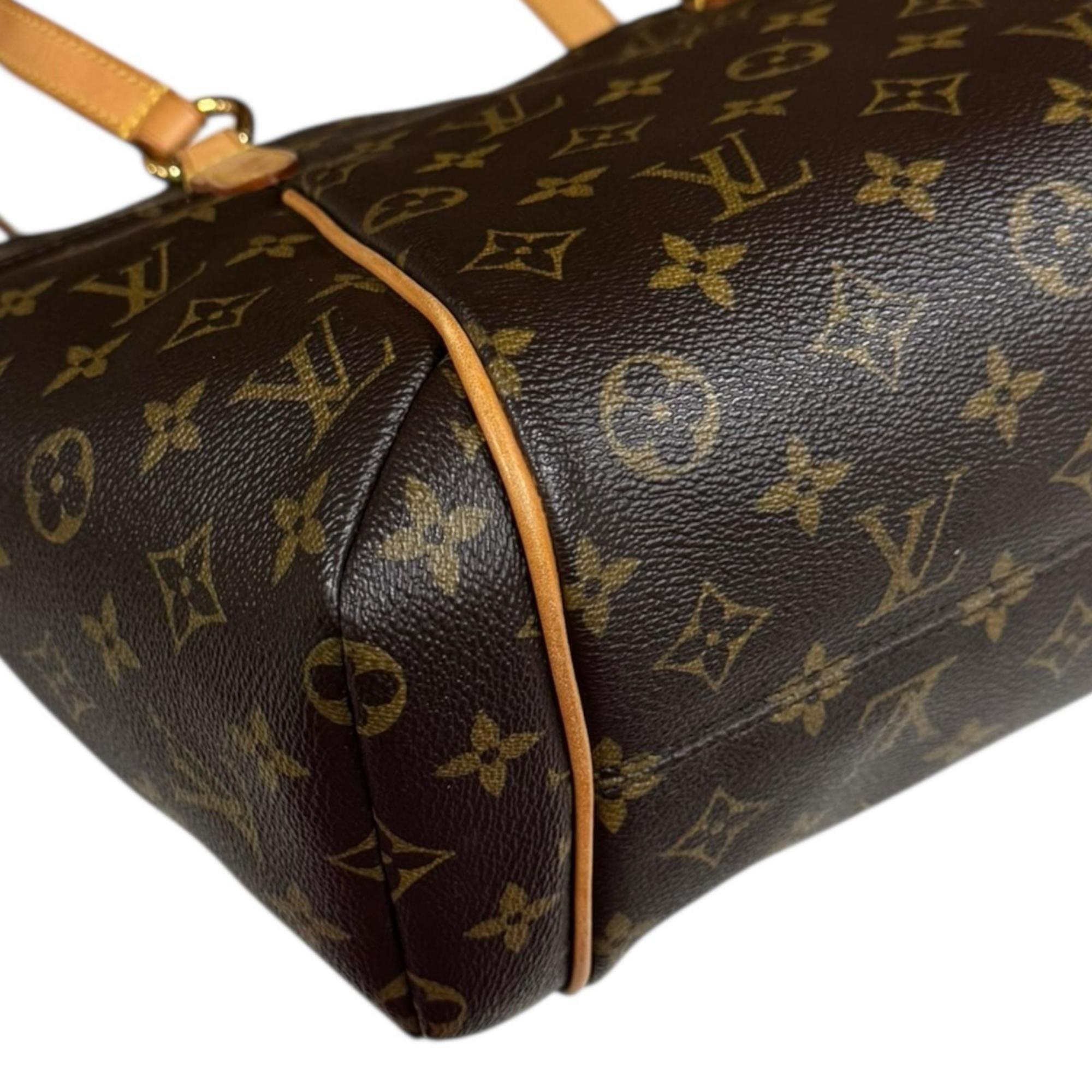 Louis Vuitton Brown Monogram Canvas Tote Bag (Pre-Owned)