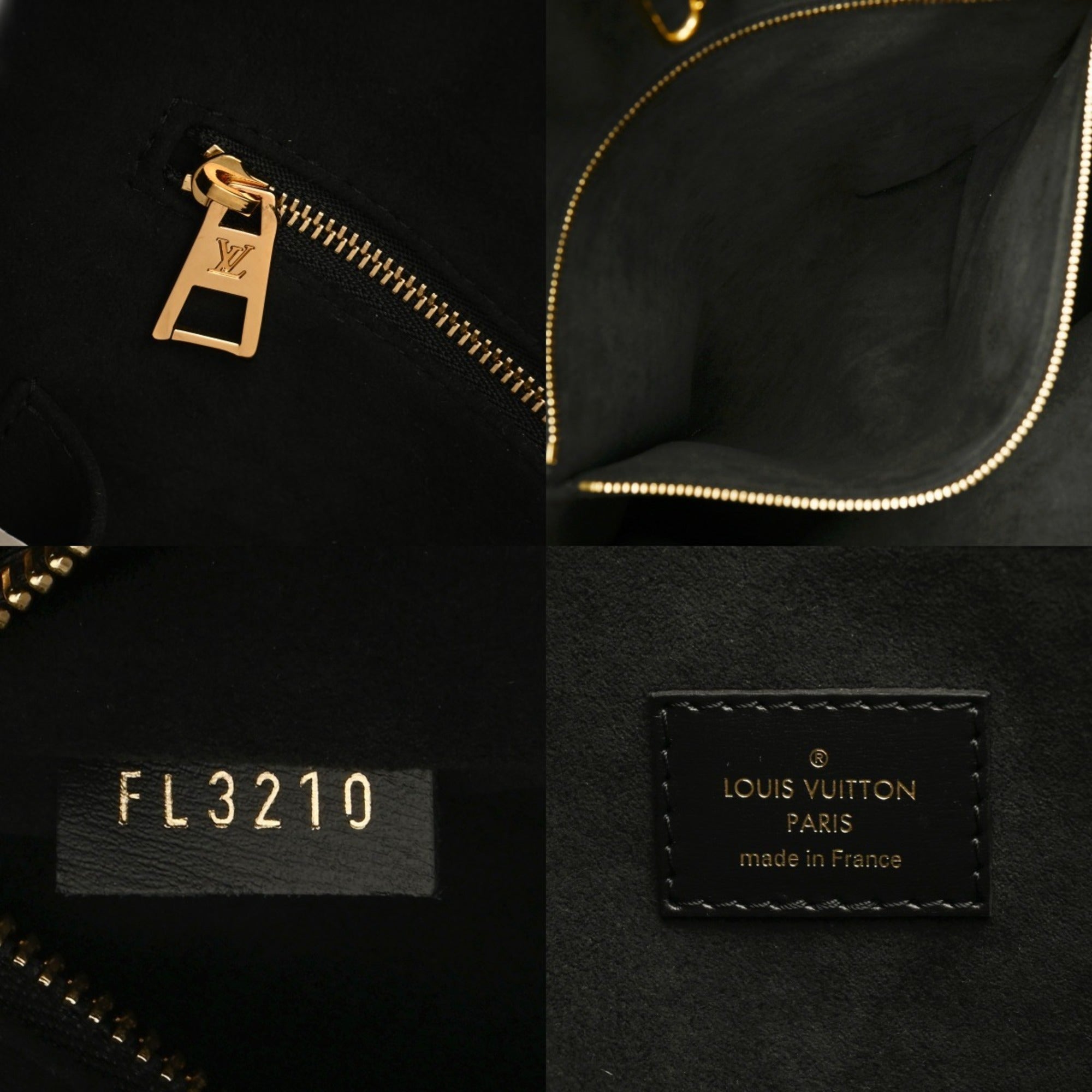 Louis Vuitton Black White Monogram Handbag (Pre-Owned)