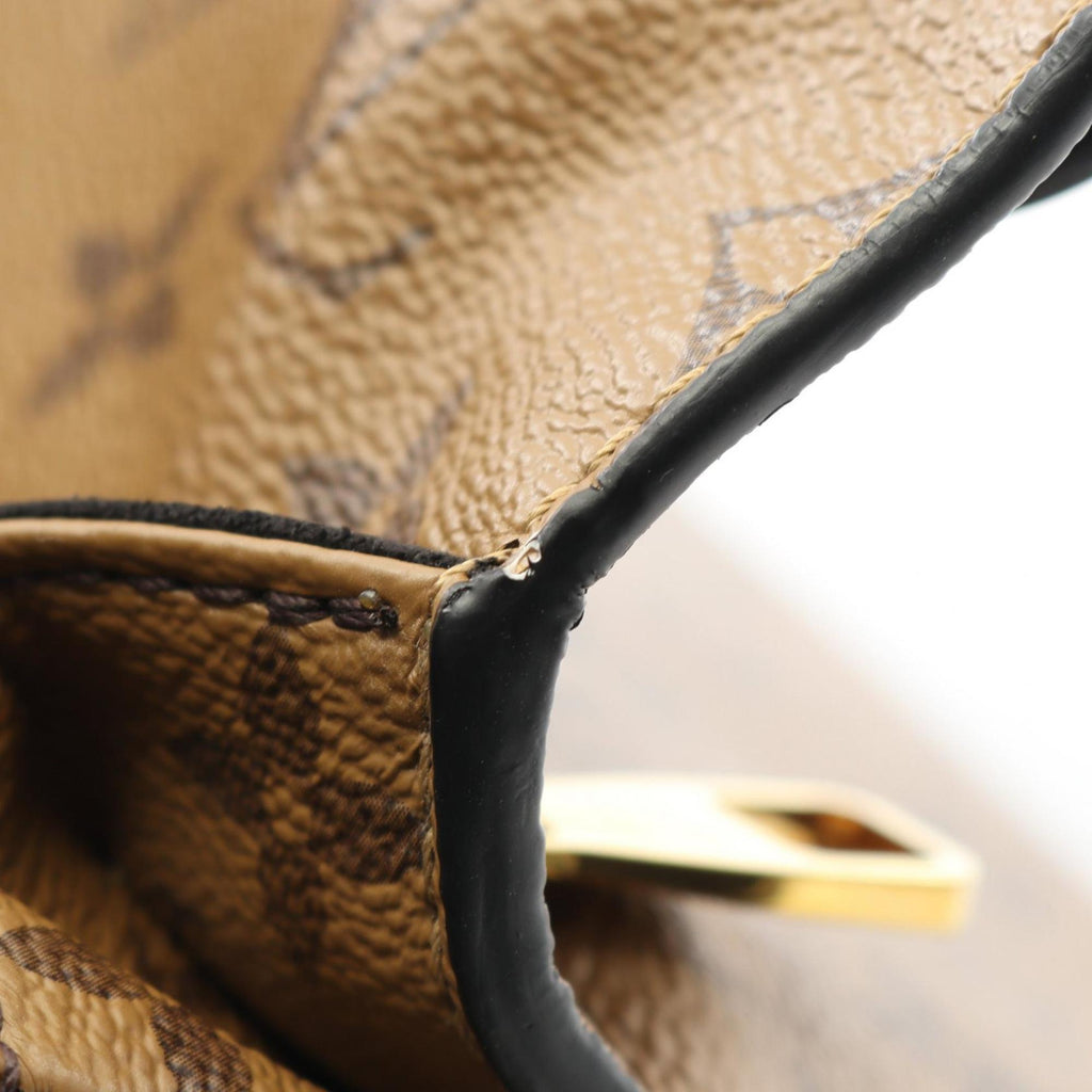 Louis Vuitton Black Brown Coated Canvas Pvc Leather Handbag Pochette (Pre-Owned)