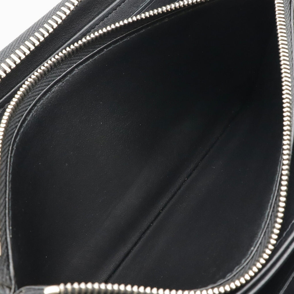 Louis Vuitton Black Noir Leather Coin Purse/Coin Case (Pre-Owned)
