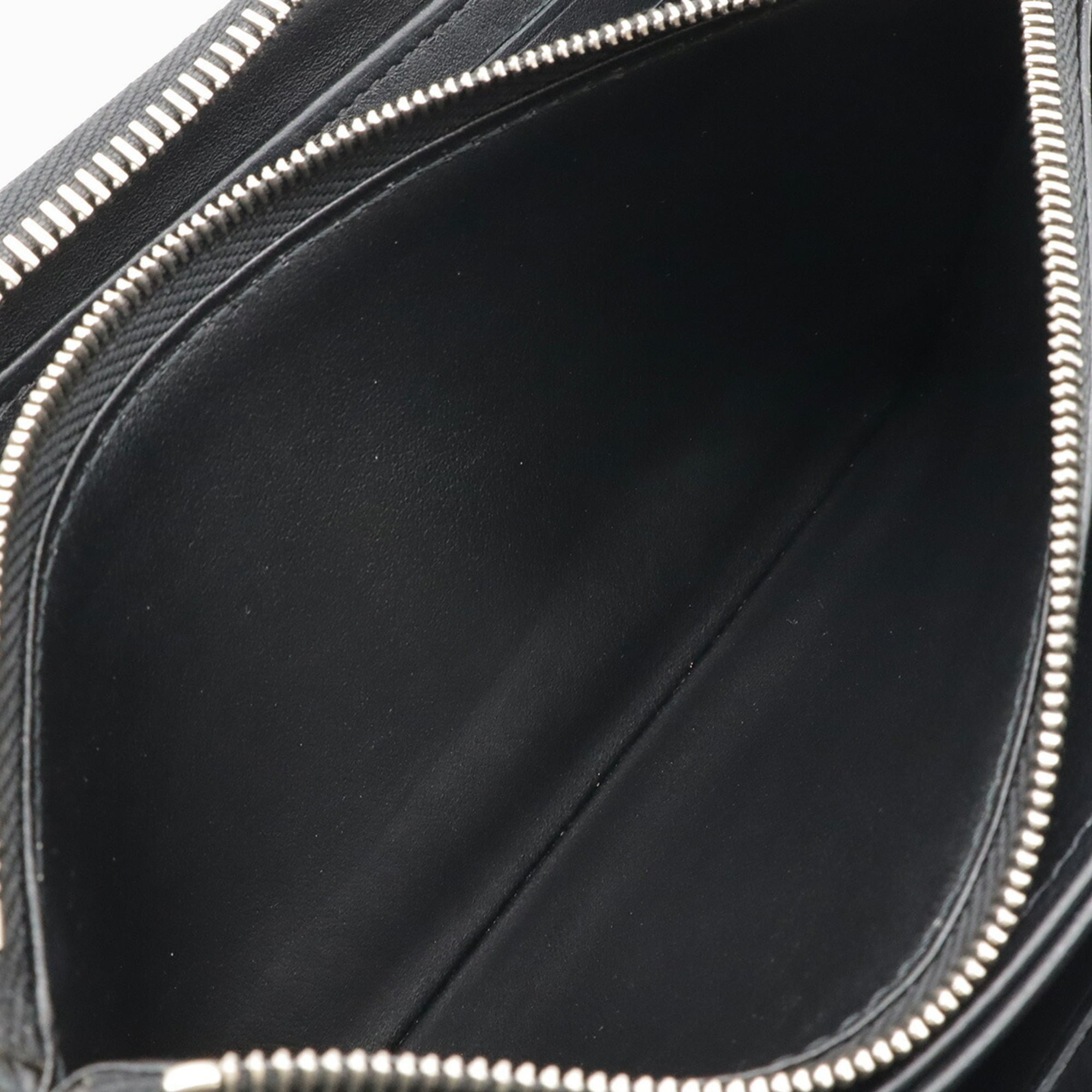 Louis Vuitton Black Noir Leather Coin Purse/Coin Case (Pre-Owned)