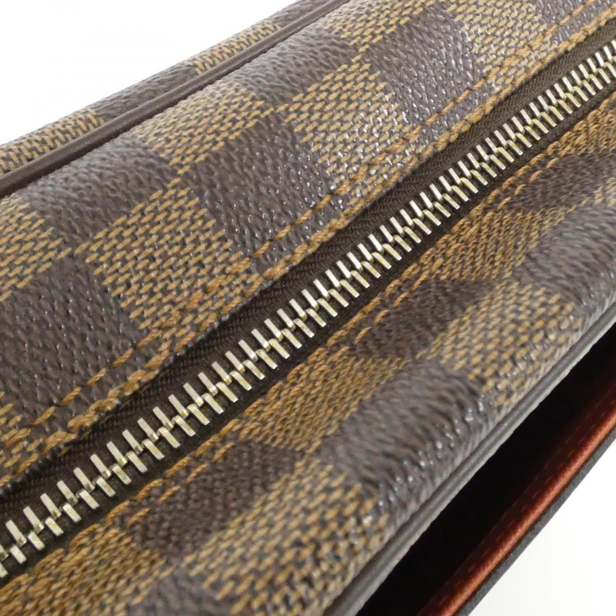 Louis Vuitton Ebene Coated Canvas Shoulder Bag (Pre-Owned)