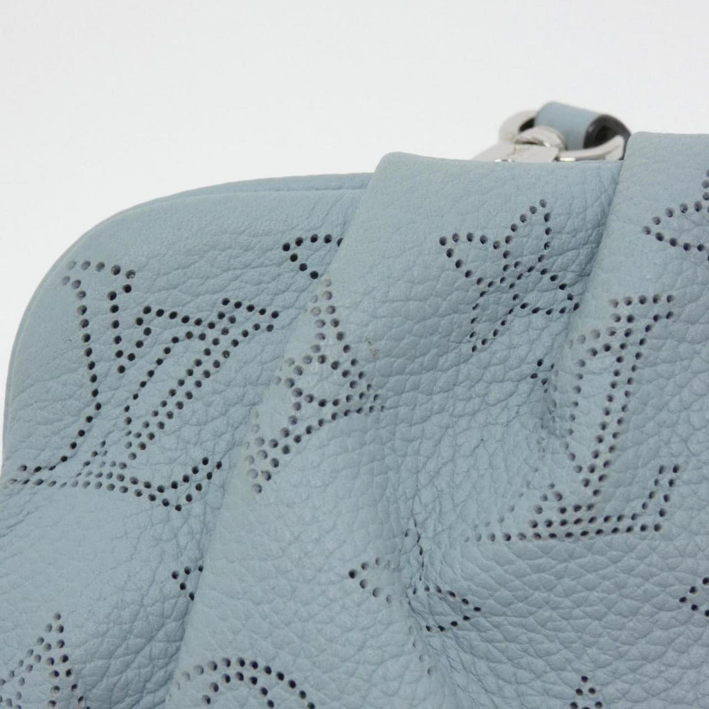 Louis Vuitton Silver Leather Shoulder Bag (Pre-Owned)