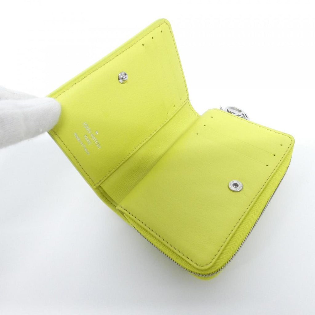 Louis Vuitton Yellow Leather Long Wallet (Bi-Fold) (Pre-Owned)