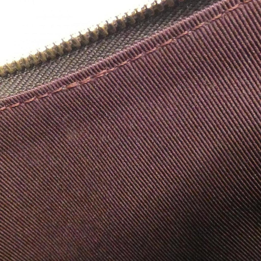 Louis Vuitton Marron Coated Canvas Shoulder Bag (Pre-Owned)