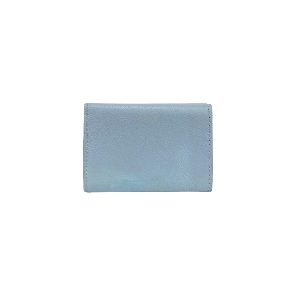 Louis Vuitton Blue Leather Wallet (Tri-Fold) (Pre-Owned)