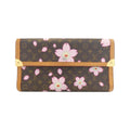 Louis Vuitton Brown Coated Canvas Long Wallet (Tri-Fold) (Pre-Owned)