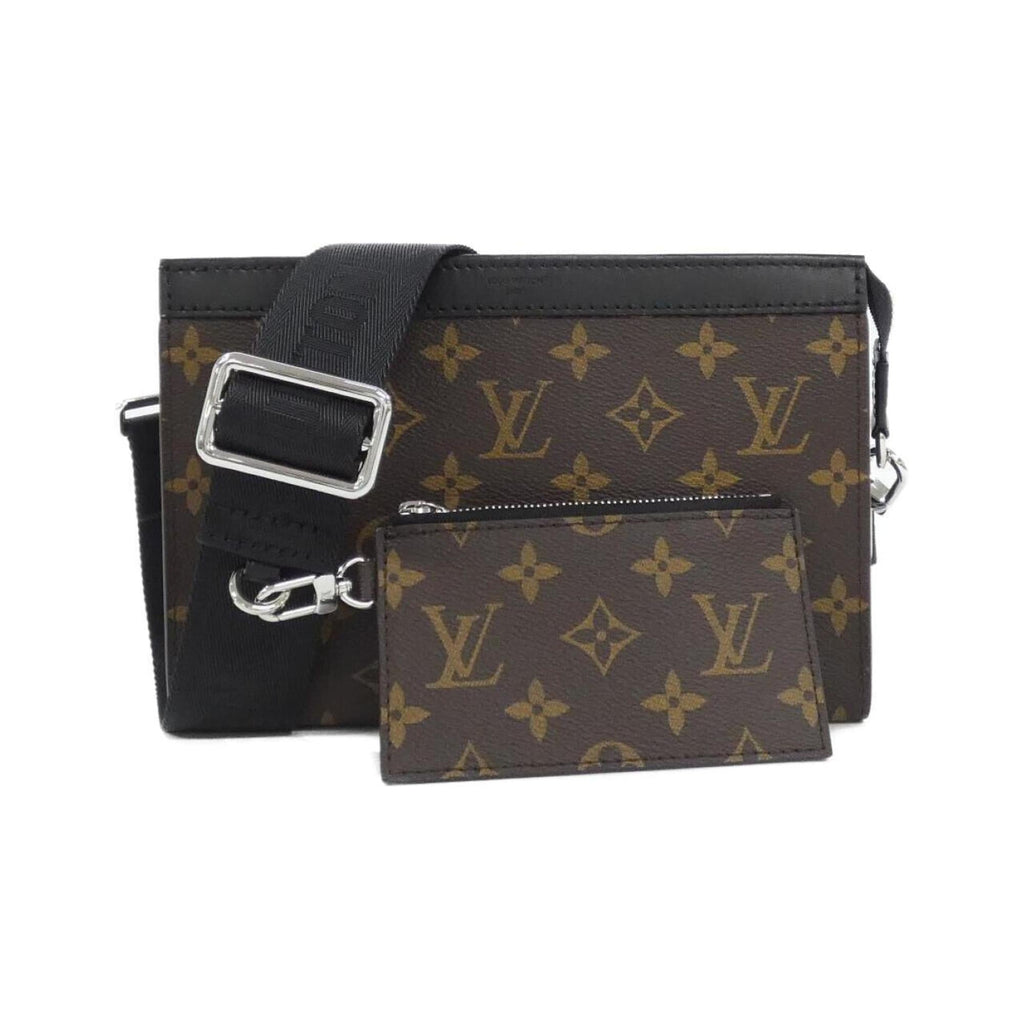 Louis Vuitton Brown Coated Canvas Shoulder Bag (Pre-Owned)