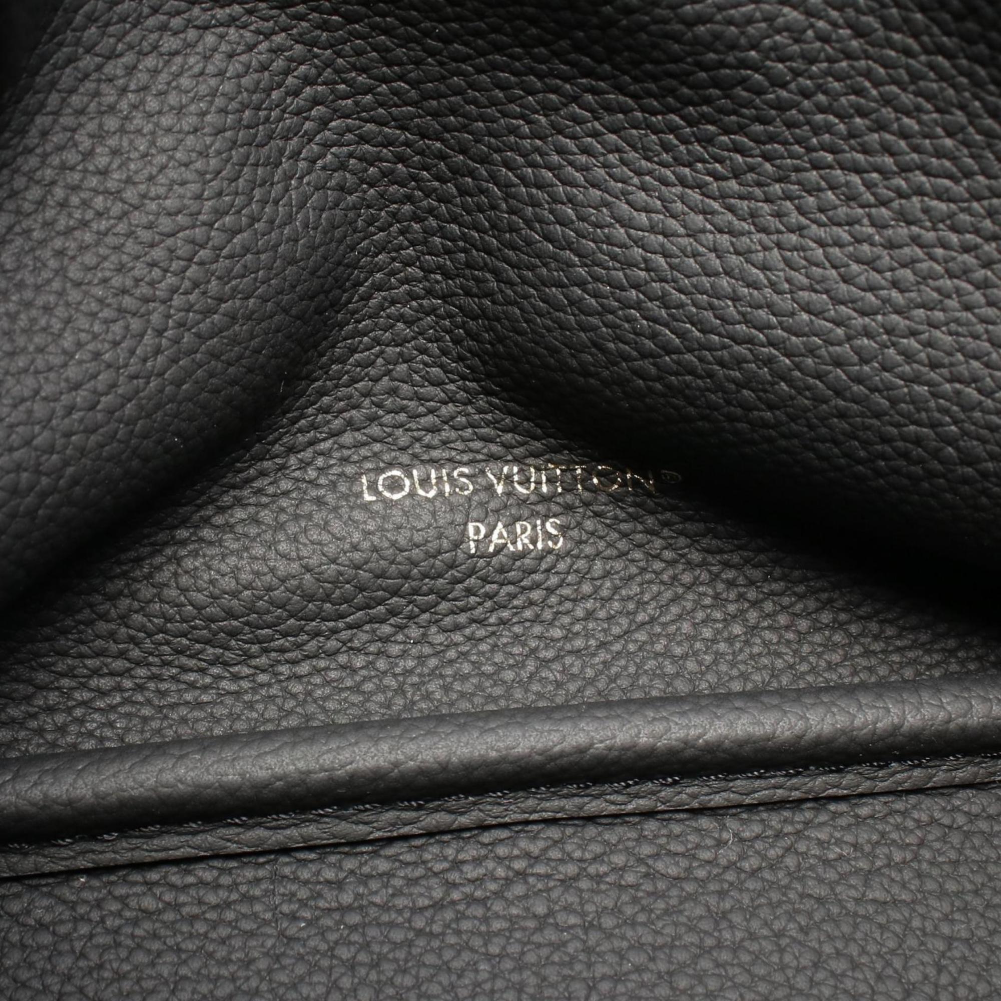 Louis Vuitton Black Brown Coated Canvas Monogram Pvc Leather Tote Bag (Pre-Owned)