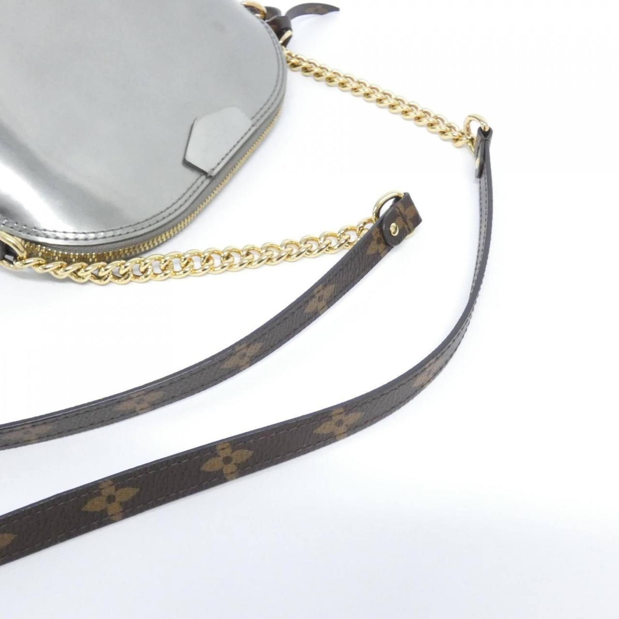 Louis Vuitton Monogram Vernis Gris Leather Shoulder Bag (Pre-Owned)