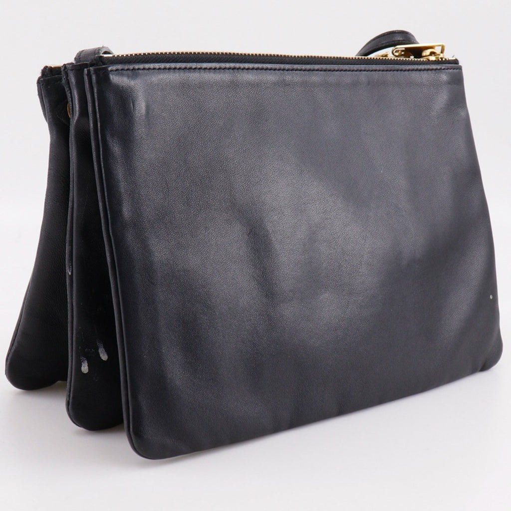 Trio Crossbody Bag Leather Large