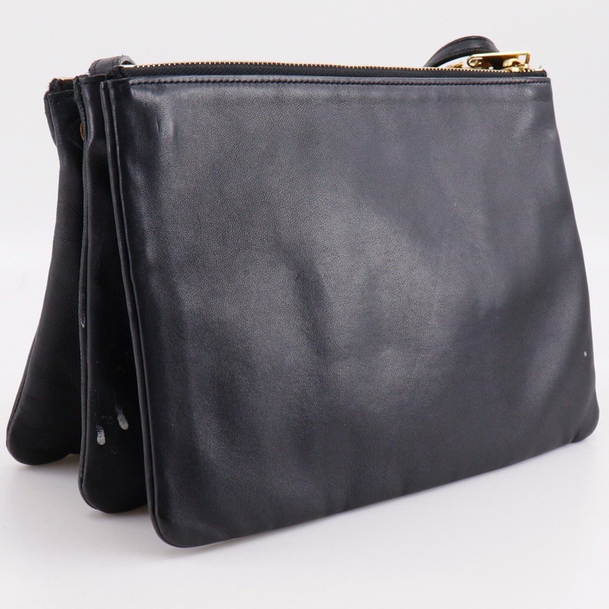 Trio Crossbody Bag Leather Large