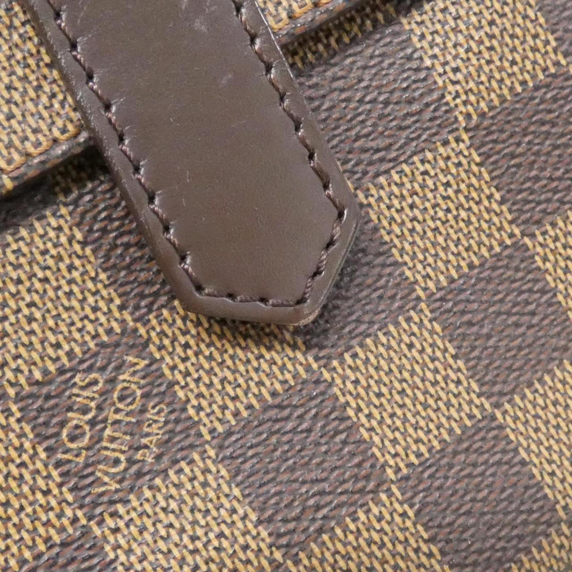 Louis Vuitton Damier Damier Canvas Ebene Damier Canvas Shoulder Bag (Pre-Owned)