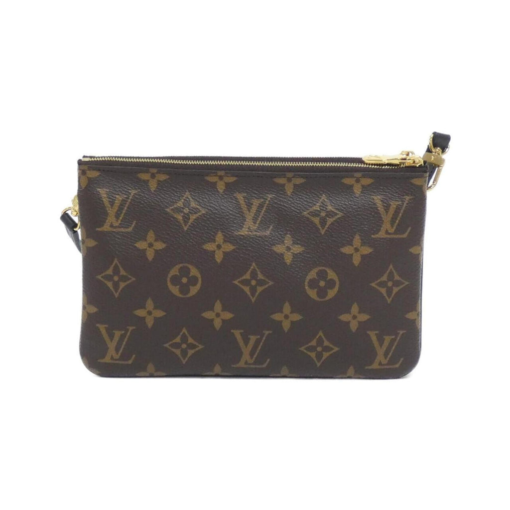Louis Vuitton Marron Coated Canvas Pochette Shoulder Bag (Pre-Owned)