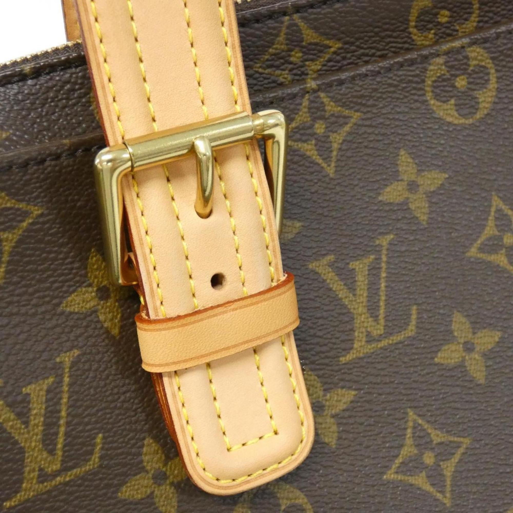 Louis Vuitton Marron Coated Canvas Handbag (Pre-Owned)