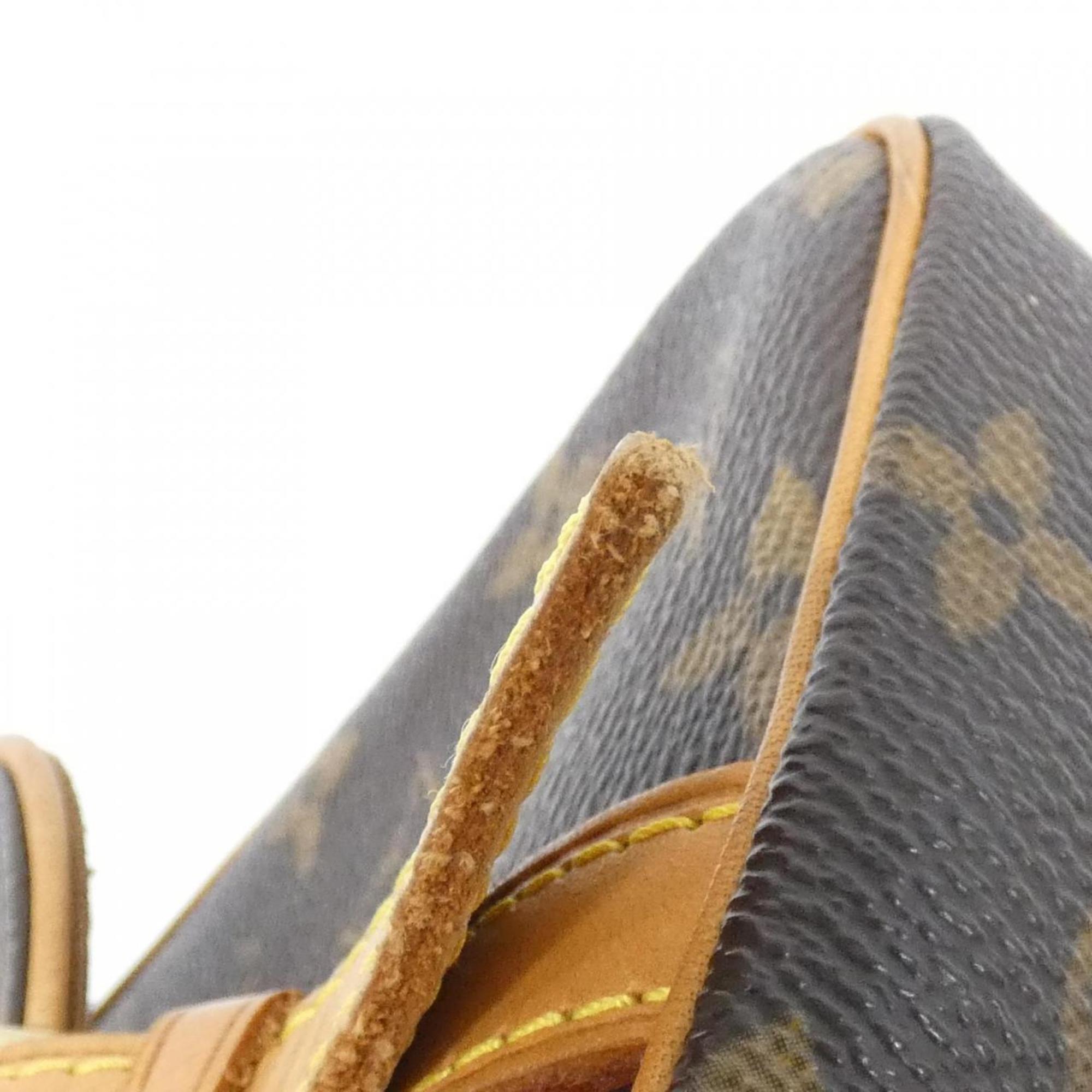 Louis Vuitton Marron Coated Canvas Backpack (Pre-Owned)