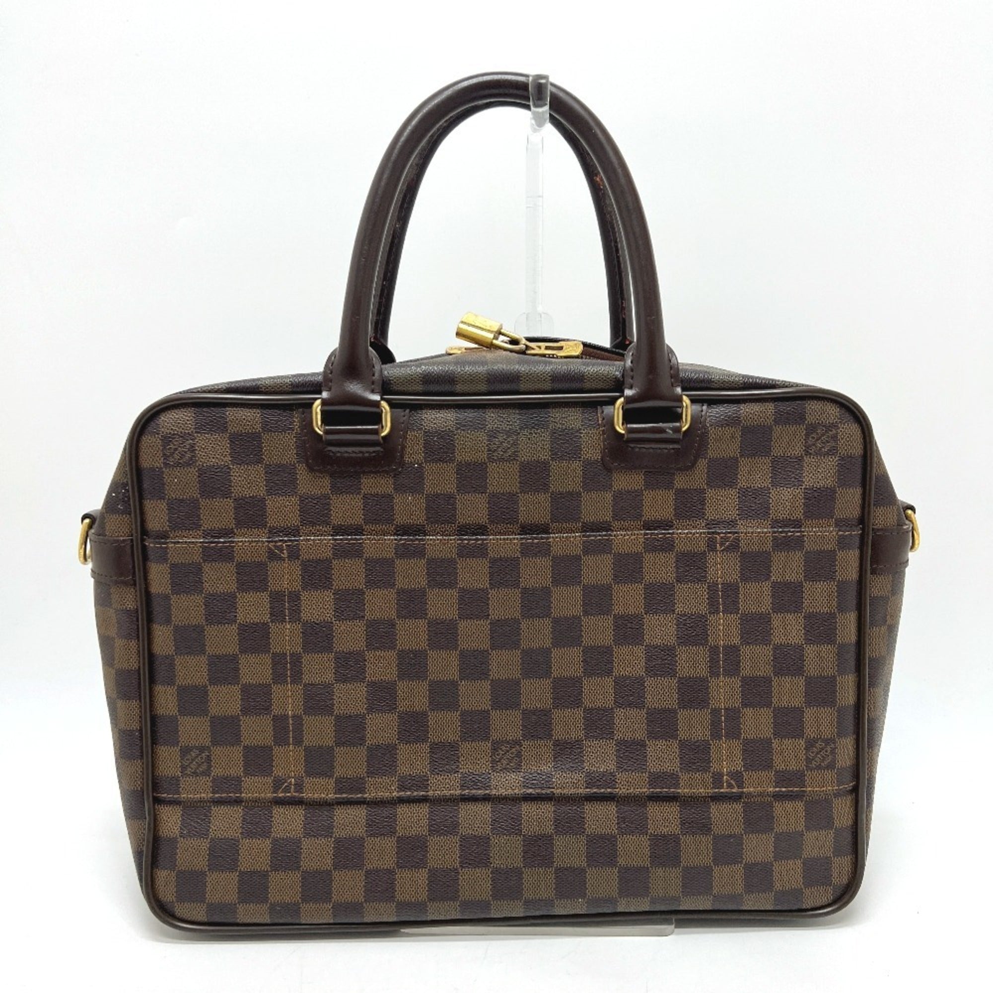 Louis Vuitton Brown Damier Canvas Ebene Damier Canvas Briefcase Handbag (Pre-Owned)
