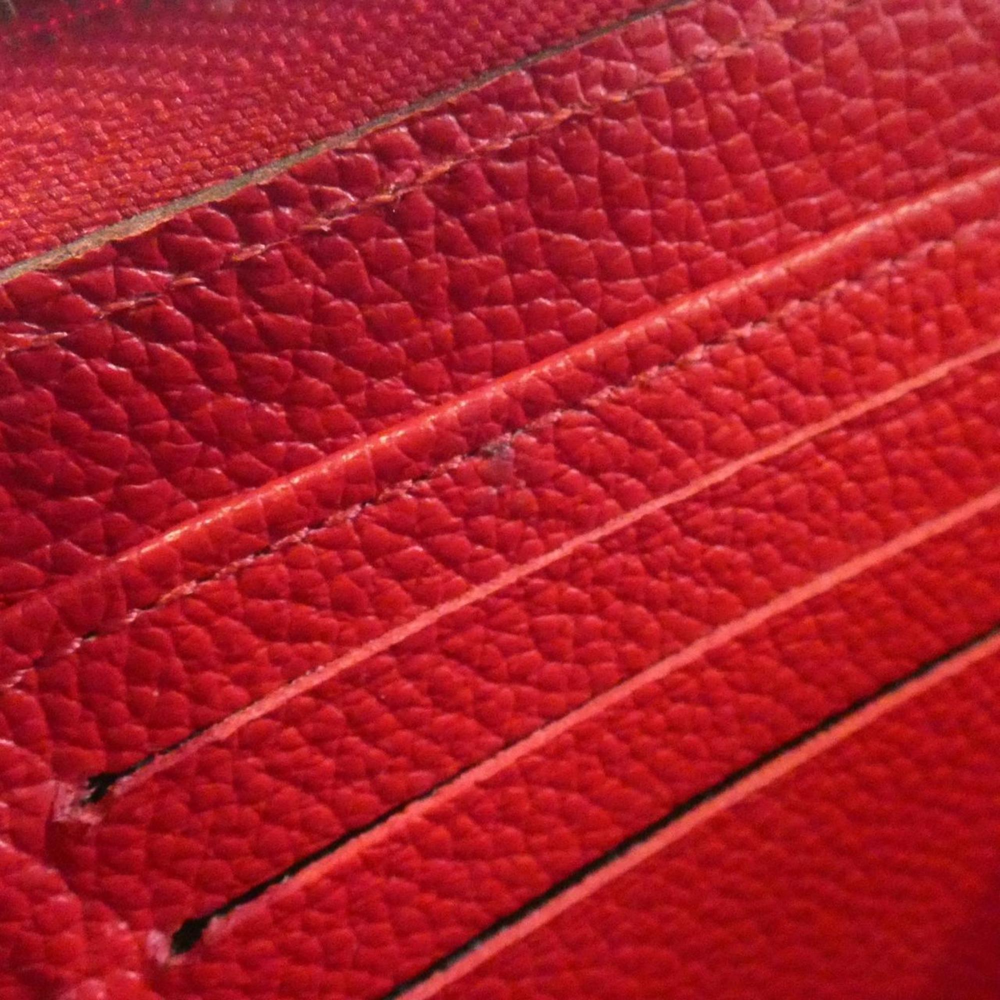 Louis Vuitton Leather Long Wallet (Bi-Fold) (Pre-Owned)