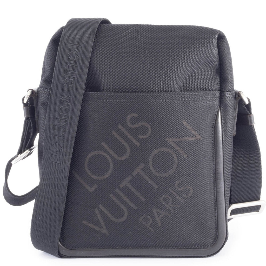 Louis Vuitton Black Noir Damier Geant Shoulder Bag (Pre-Owned)